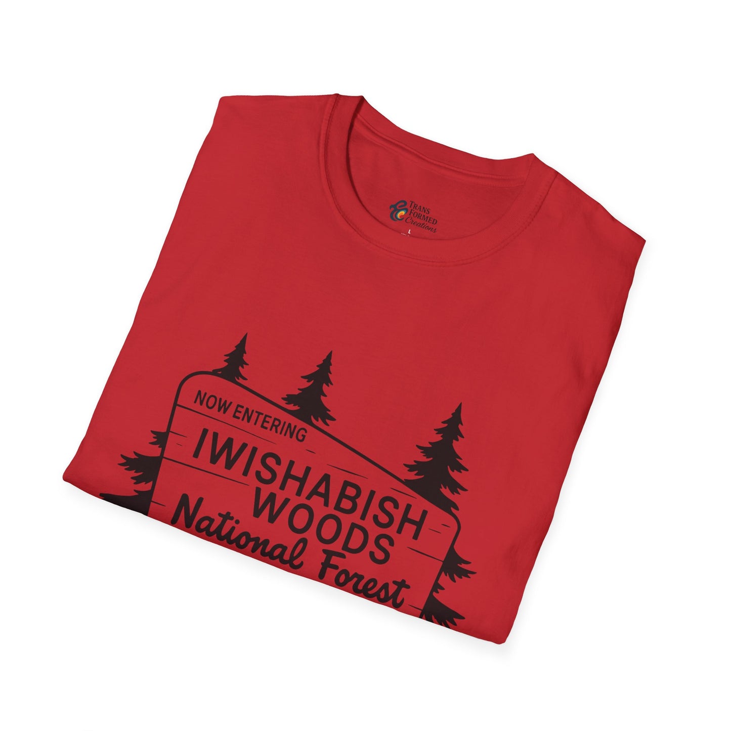Iwishabish Woods T-Shirt — Nature Sign Tee