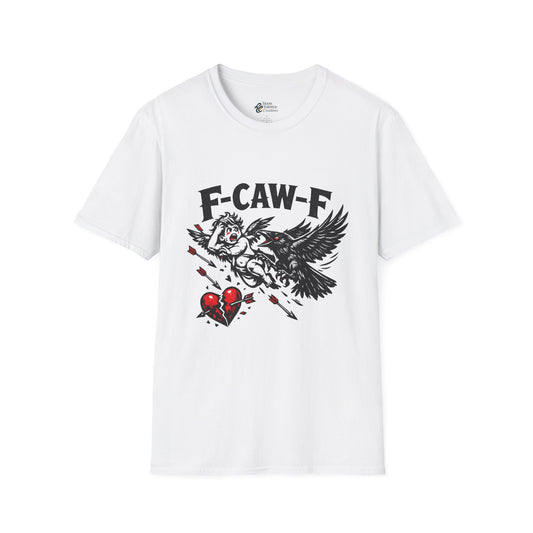 F-CAW-F Anti-Valentine Crow Tee | Funny Valentine’s Day Shirt