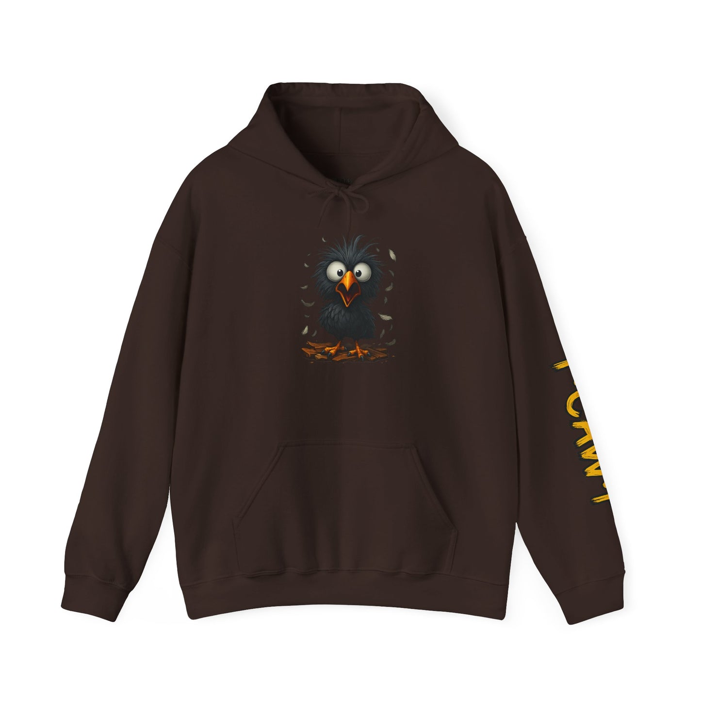 Whimsical Raven Sweatshirt, Unisex Hoodie, Cozy Gift for Bird Lovers, Halloween Apparel, Unique Fashion