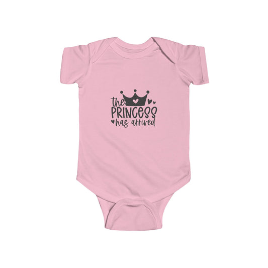 Baby Bodysuit - "The Princess Has Arrived" Newborn Onesie