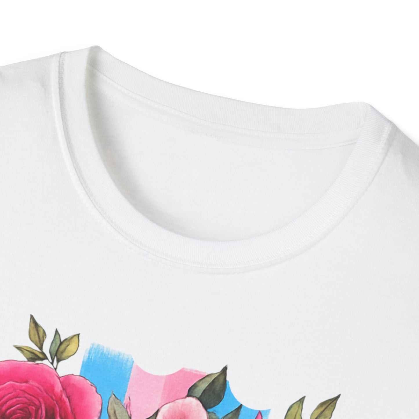 Colorful Floral Skull T-Shirt, Dia de los Muertos Tee, Casual Wear, Gifts for Her, Graphic Shirt, Boho Style Fashion