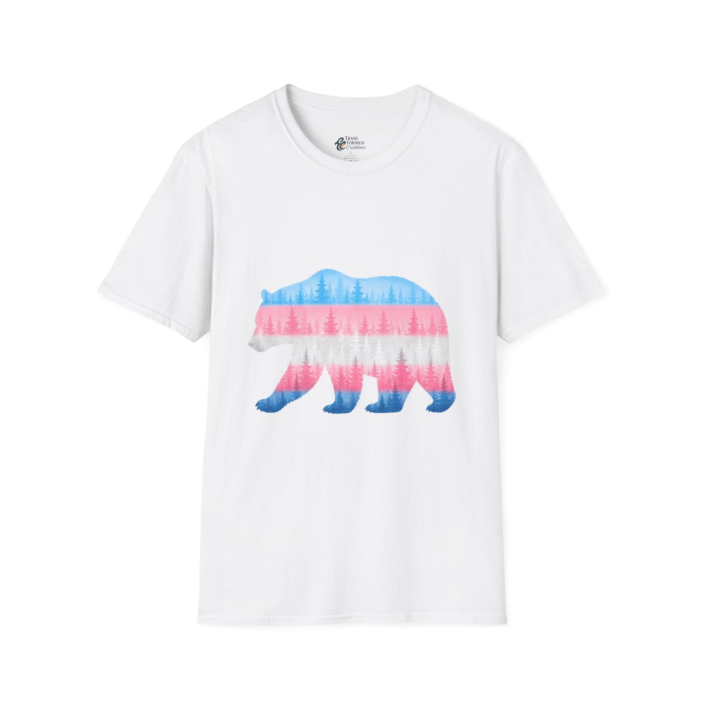 Transgender Pride Maine Bear T-Shirt