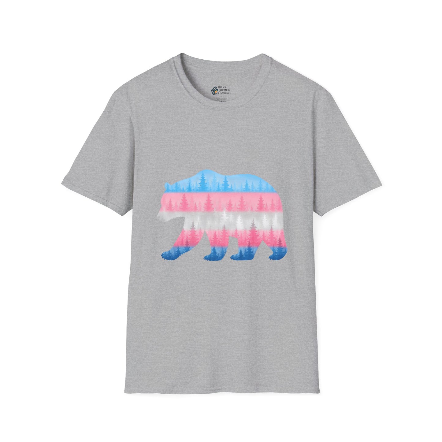 Transgender Pride Maine Bear T-Shirt
