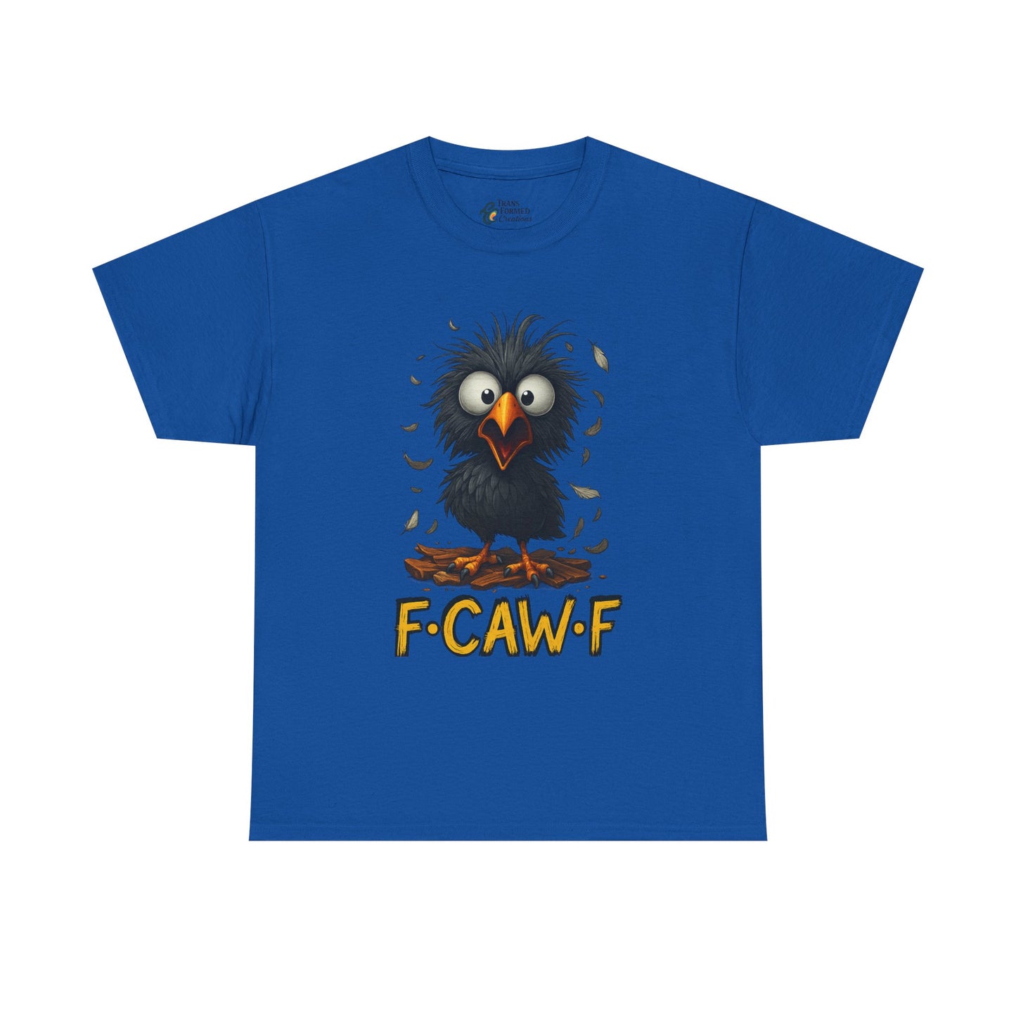 Funny Fowl Unisex Heavy Cotton Tee - Perfect for Bird Lovers, Casual Wear, Gifts, and Celebrating Special Occasions, Humorous Animal Shirt