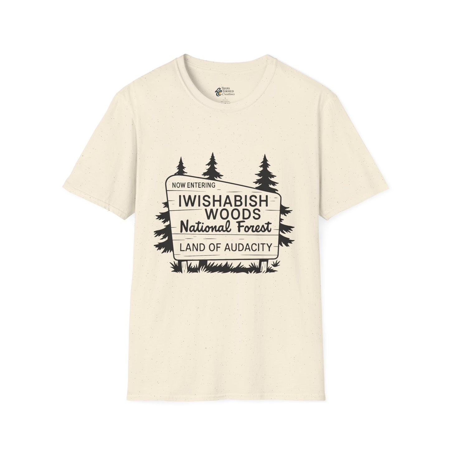 Iwishabish Woods T-Shirt — Nature Sign Tee