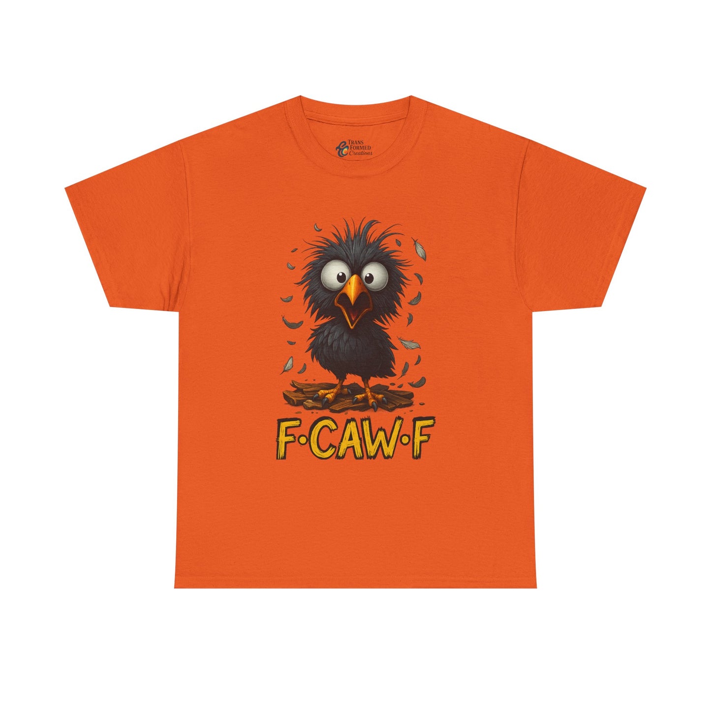Funny Fowl Unisex Heavy Cotton Tee - Perfect for Bird Lovers, Casual Wear, Gifts, and Celebrating Special Occasions, Humorous Animal Shirt