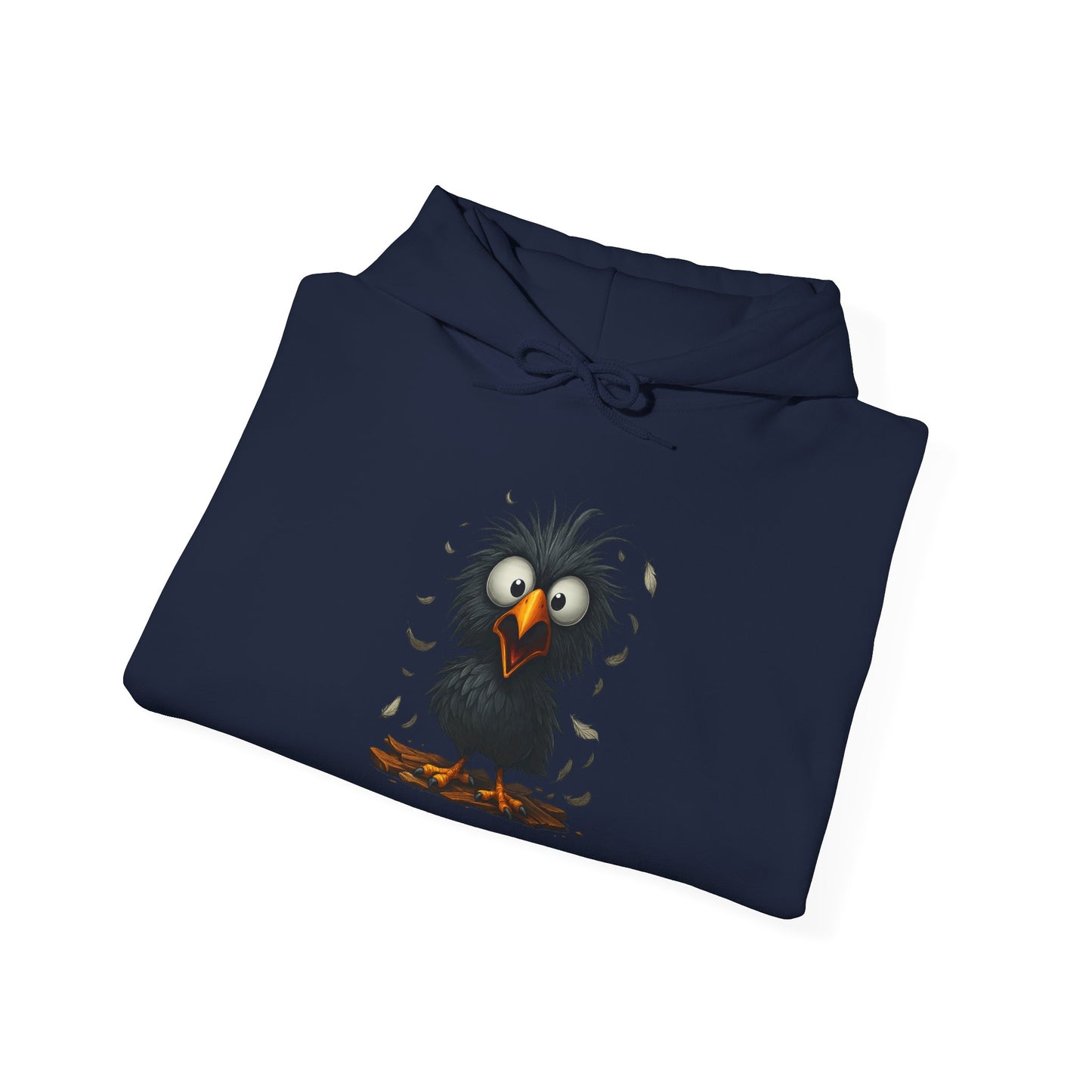 Whimsical Raven Sweatshirt, Unisex Hoodie, Cozy Gift for Bird Lovers, Halloween Apparel, Unique Fashion