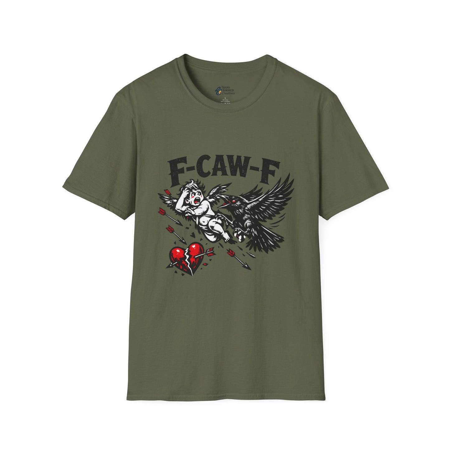 F-CAW-F Anti-Valentine Crow Tee | Funny Valentine’s Day Shirt