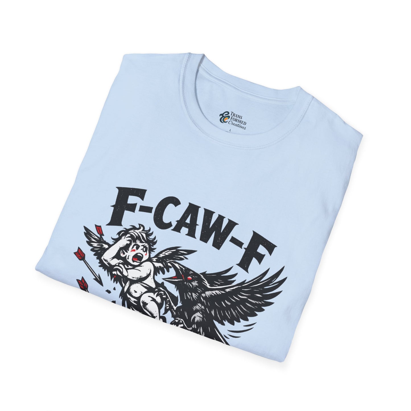 F-CAW-F Anti-Valentine Crow Tee | Funny Valentine’s Day Shirt