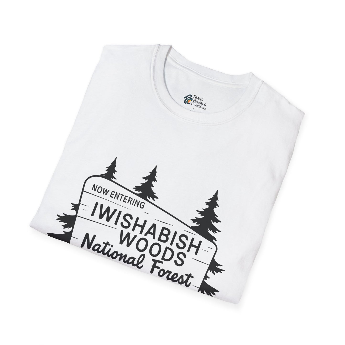 Iwishabish Woods T-Shirt — Nature Sign Tee