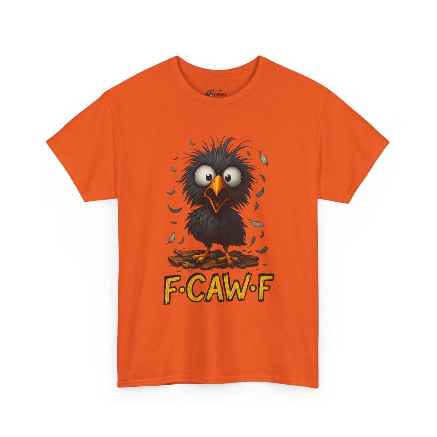 Funny Fowl Unisex Heavy Cotton Tee - Perfect for Bird Lovers, Casual Wear, Gifts, and Celebrating Special Occasions, Humorous Animal Shirt