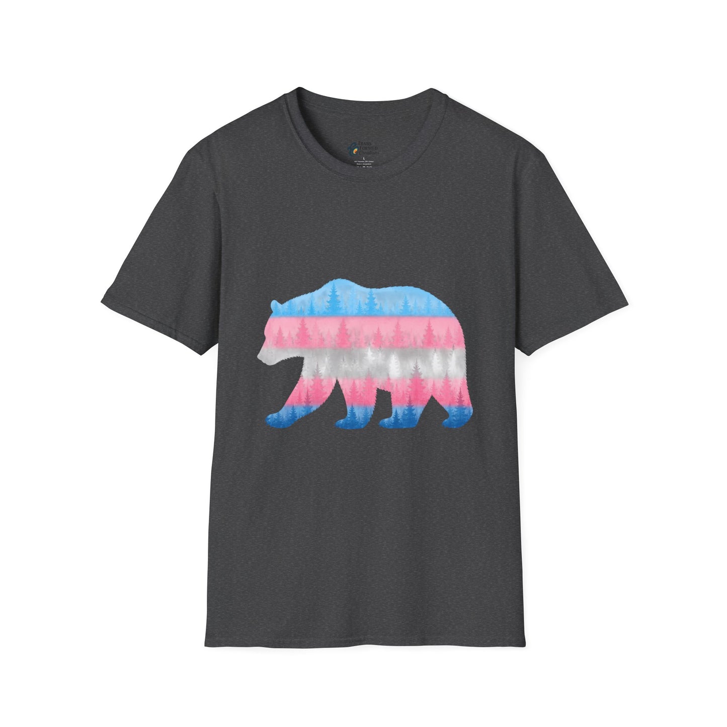 Transgender Pride Maine Bear T-Shirt