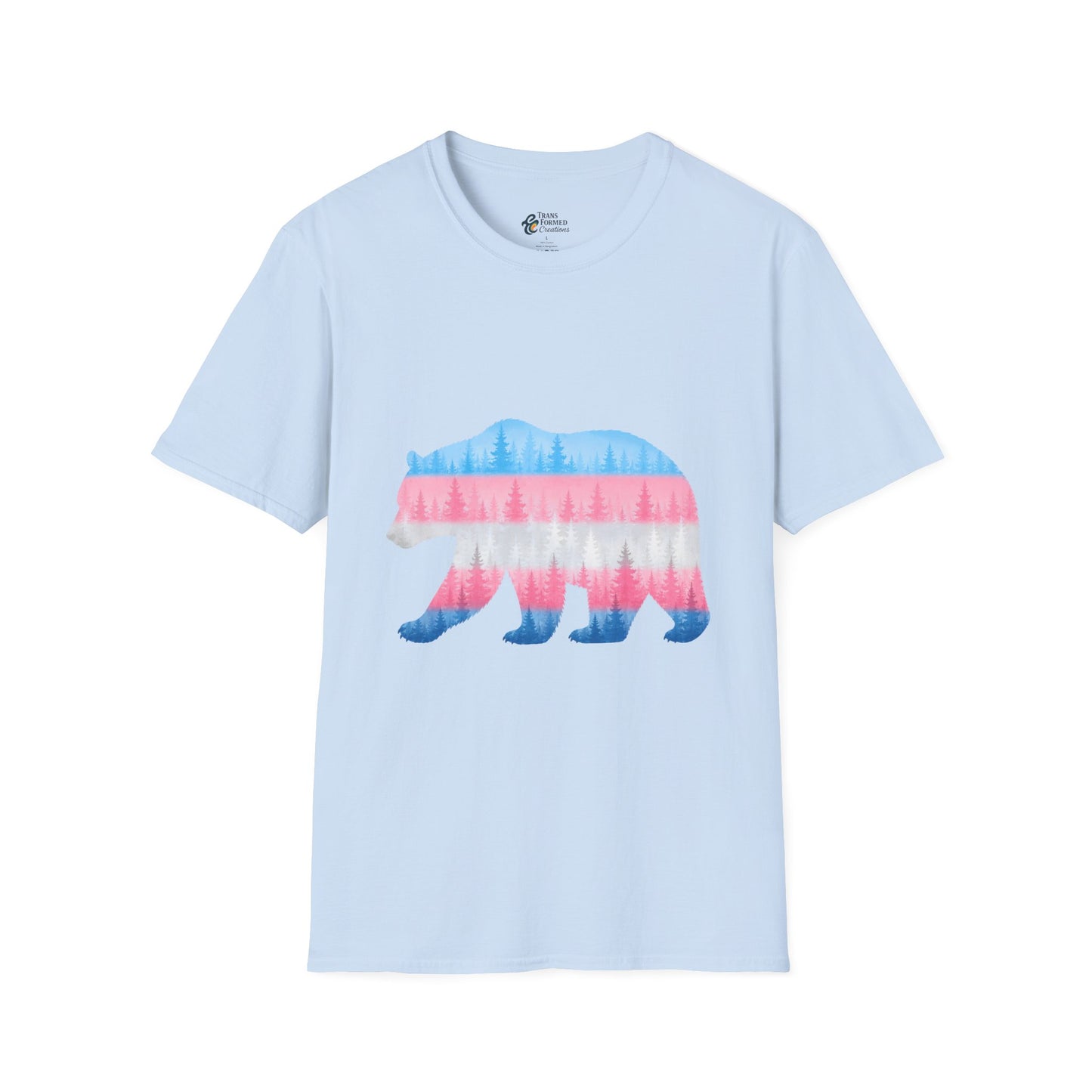 Transgender Pride Maine Bear T-Shirt