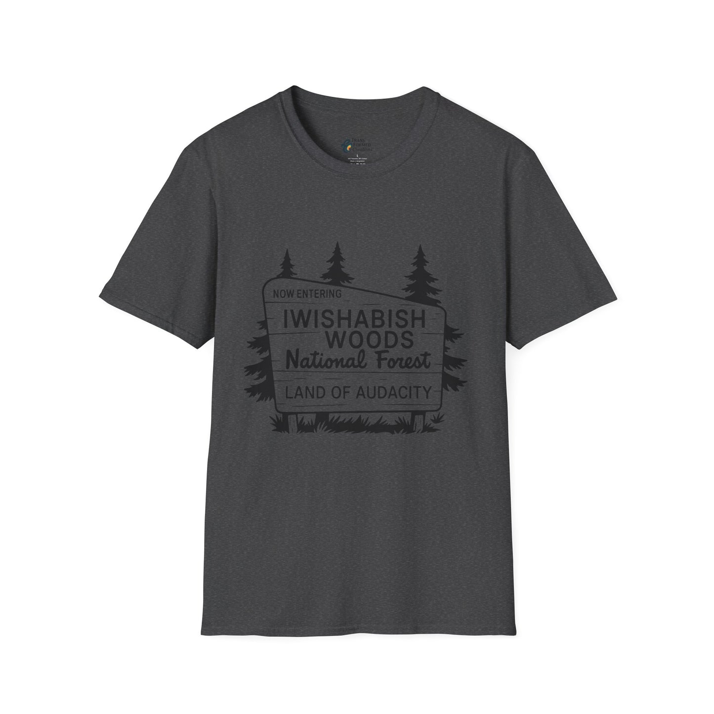 Iwishabish Woods T-Shirt — Nature Sign Tee