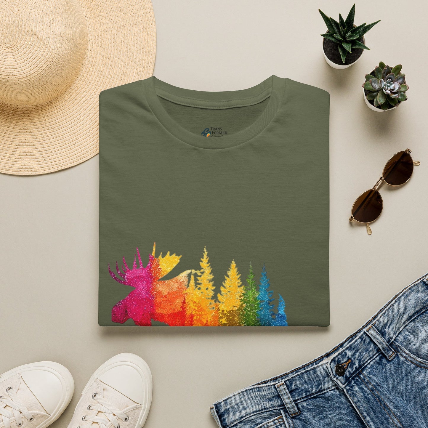 LGBTQIA Pride Maine Moose T-Shirt