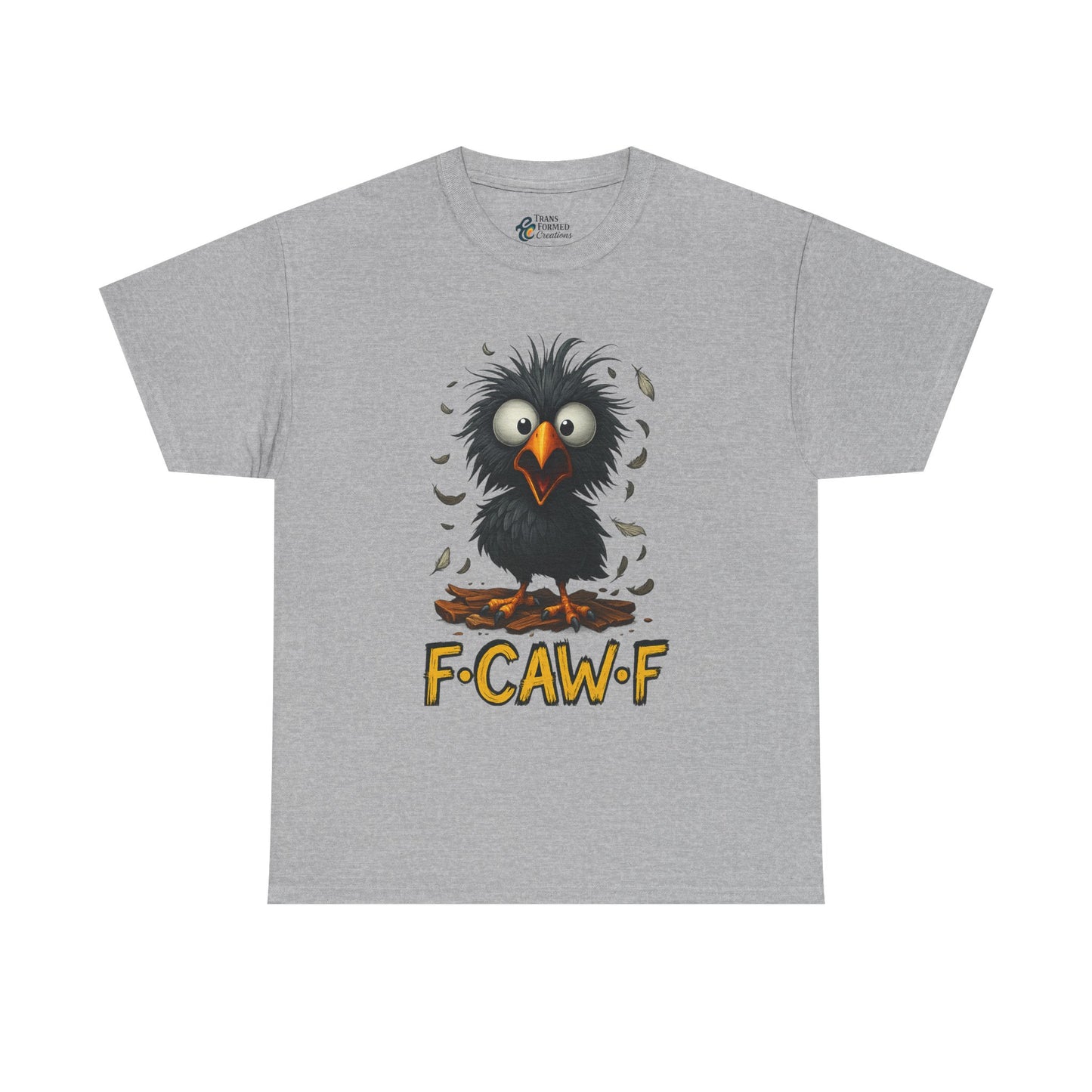 Funny Fowl Unisex Heavy Cotton Tee - Perfect for Bird Lovers, Casual Wear, Gifts, and Celebrating Special Occasions, Humorous Animal Shirt