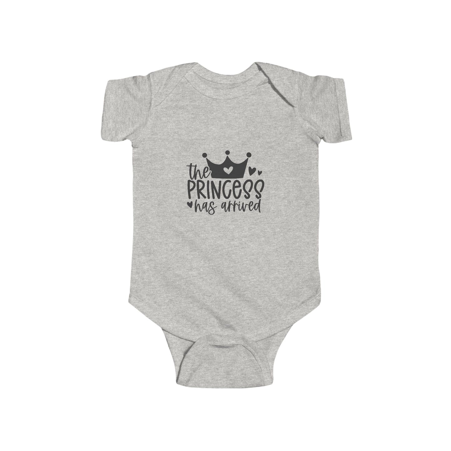 Baby Bodysuit - "The Princess Has Arrived" Newborn Onesie