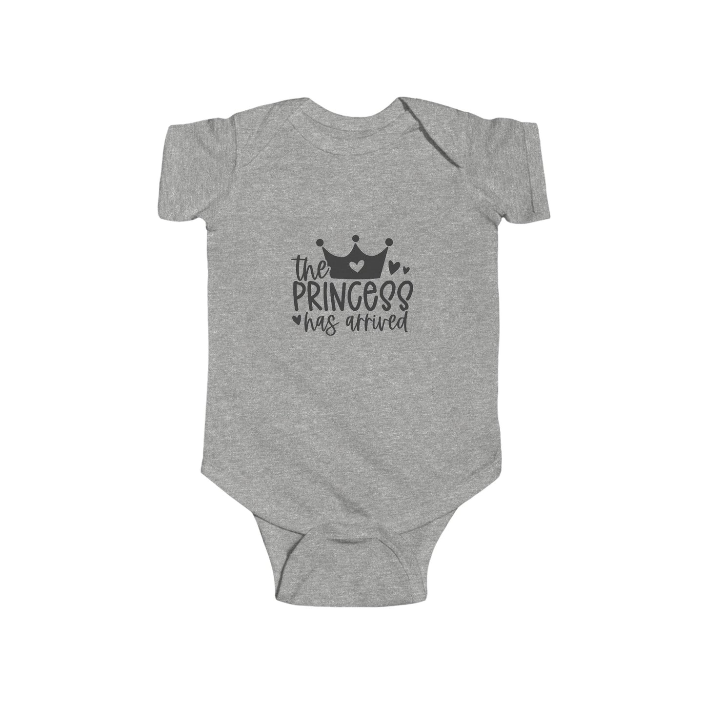 Baby Bodysuit - "The Princess Has Arrived" Newborn Onesie