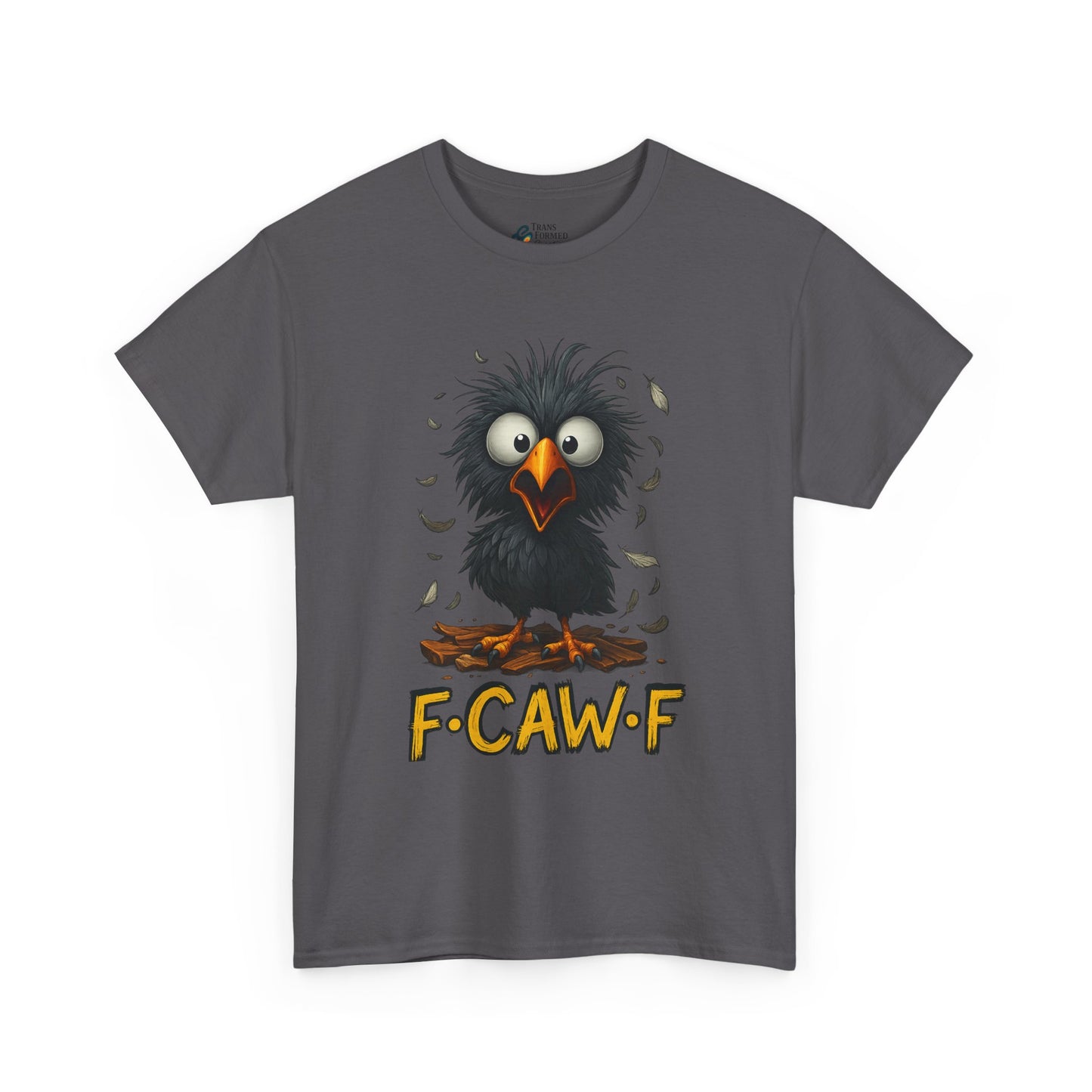 Funny Fowl Unisex Heavy Cotton Tee - Perfect for Bird Lovers, Casual Wear, Gifts, and Celebrating Special Occasions, Humorous Animal Shirt