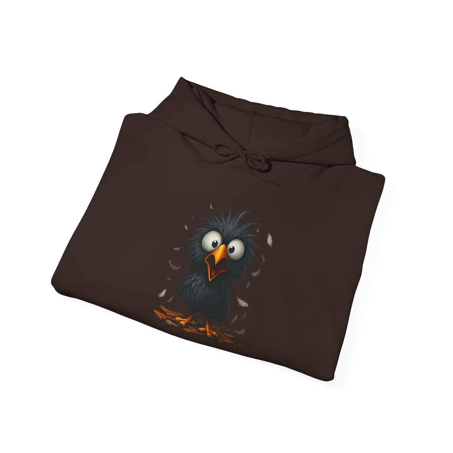 Whimsical Raven Sweatshirt, Unisex Hoodie, Cozy Gift for Bird Lovers, Halloween Apparel, Unique Fashion