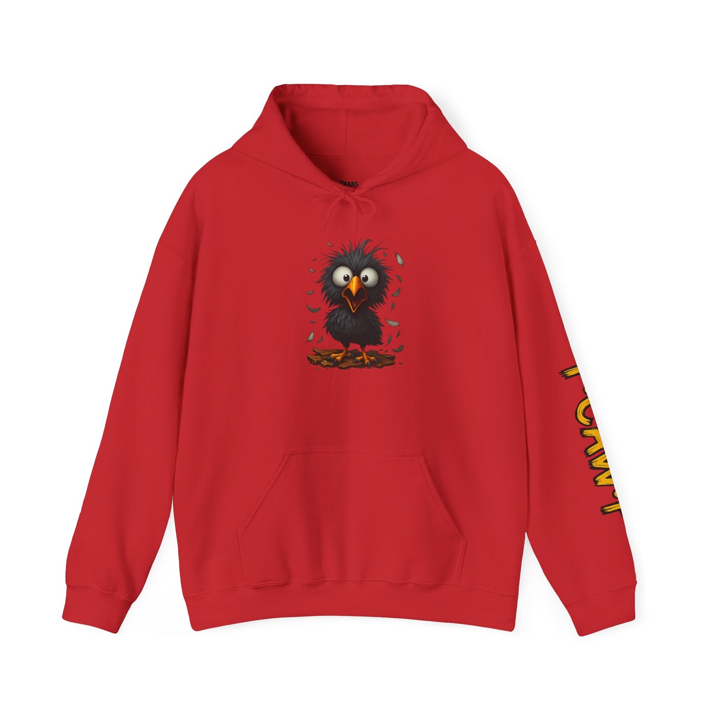 Whimsical Raven Sweatshirt, Unisex Hoodie, Cozy Gift for Bird Lovers, Halloween Apparel, Unique Fashion