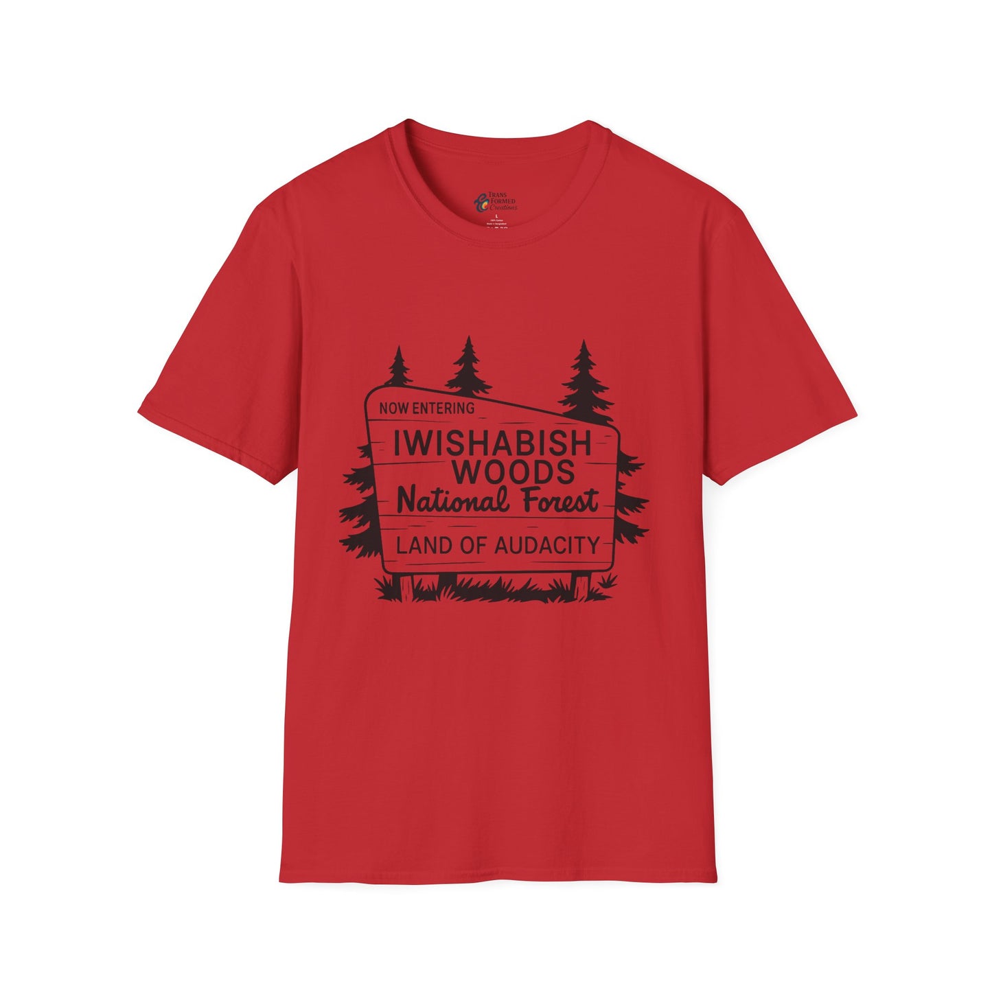 Iwishabish Woods T-Shirt — Nature Sign Tee