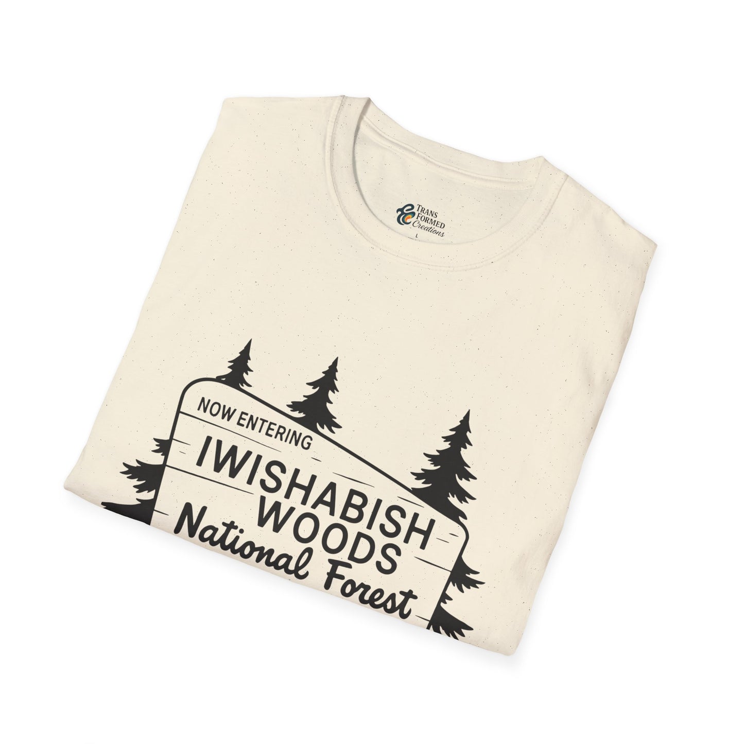 Iwishabish Woods T-Shirt — Nature Sign Tee