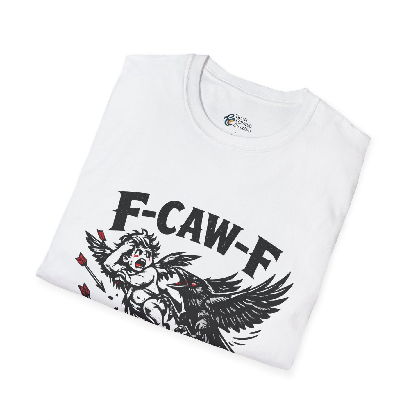 F-CAW-F Anti-Valentine Crow Tee | Funny Valentine’s Day Shirt