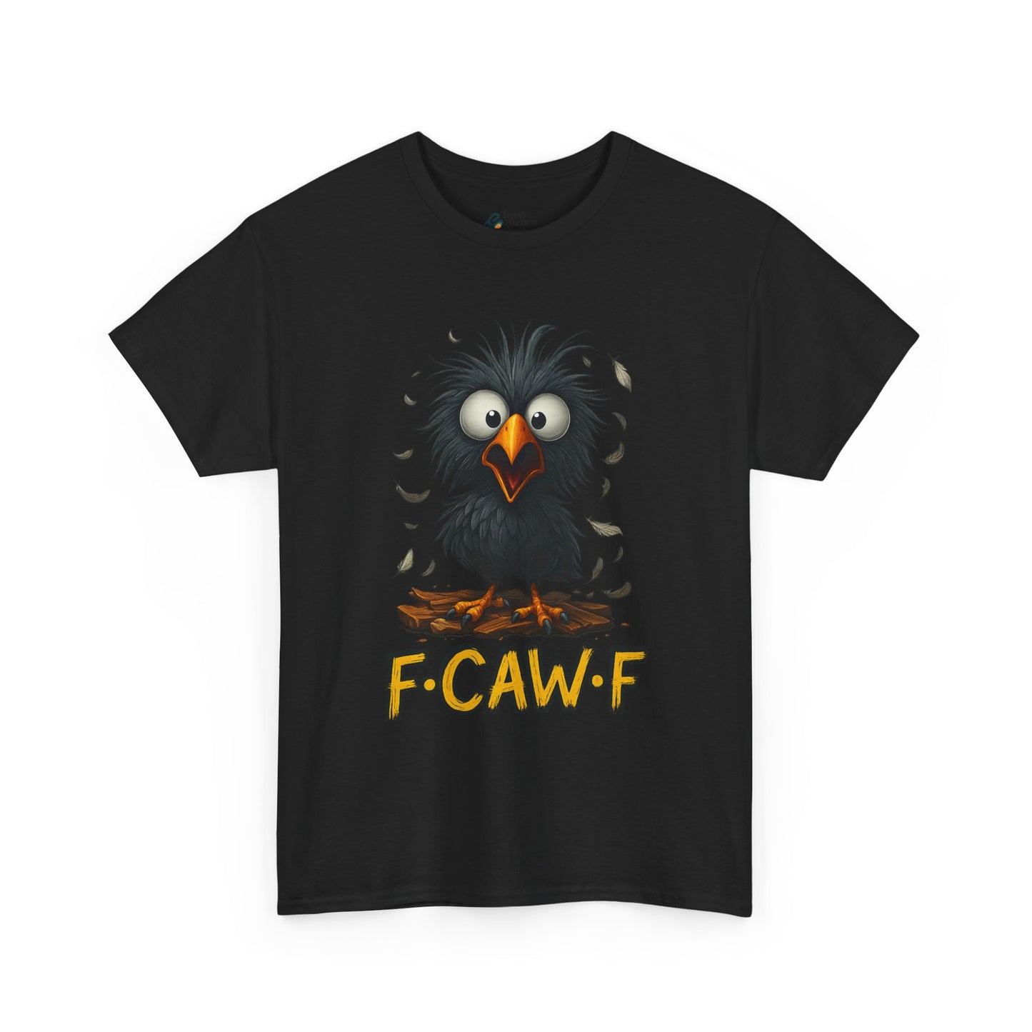 Funny Fowl Unisex Heavy Cotton Tee - Perfect for Bird Lovers, Casual Wear, Gifts, and Celebrating Special Occasions, Humorous Animal Shirt