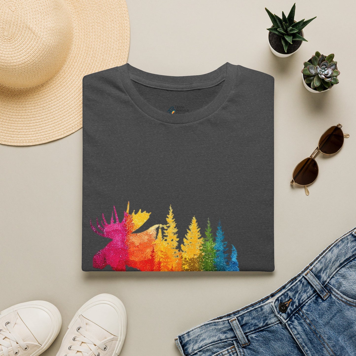 LGBTQIA Pride Maine Moose T-Shirt