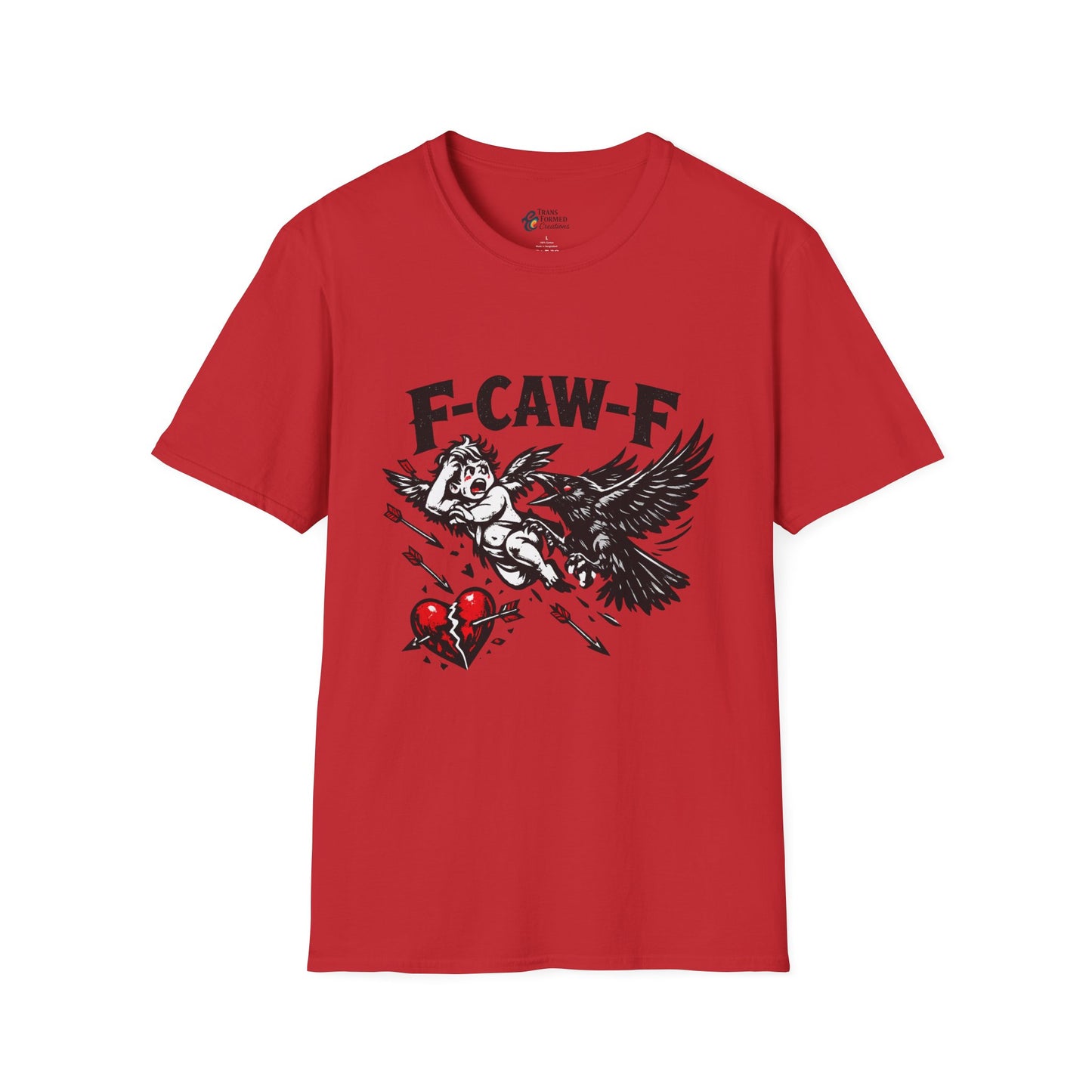 F-CAW-F Anti-Valentine Crow Tee | Funny Valentine’s Day Shirt