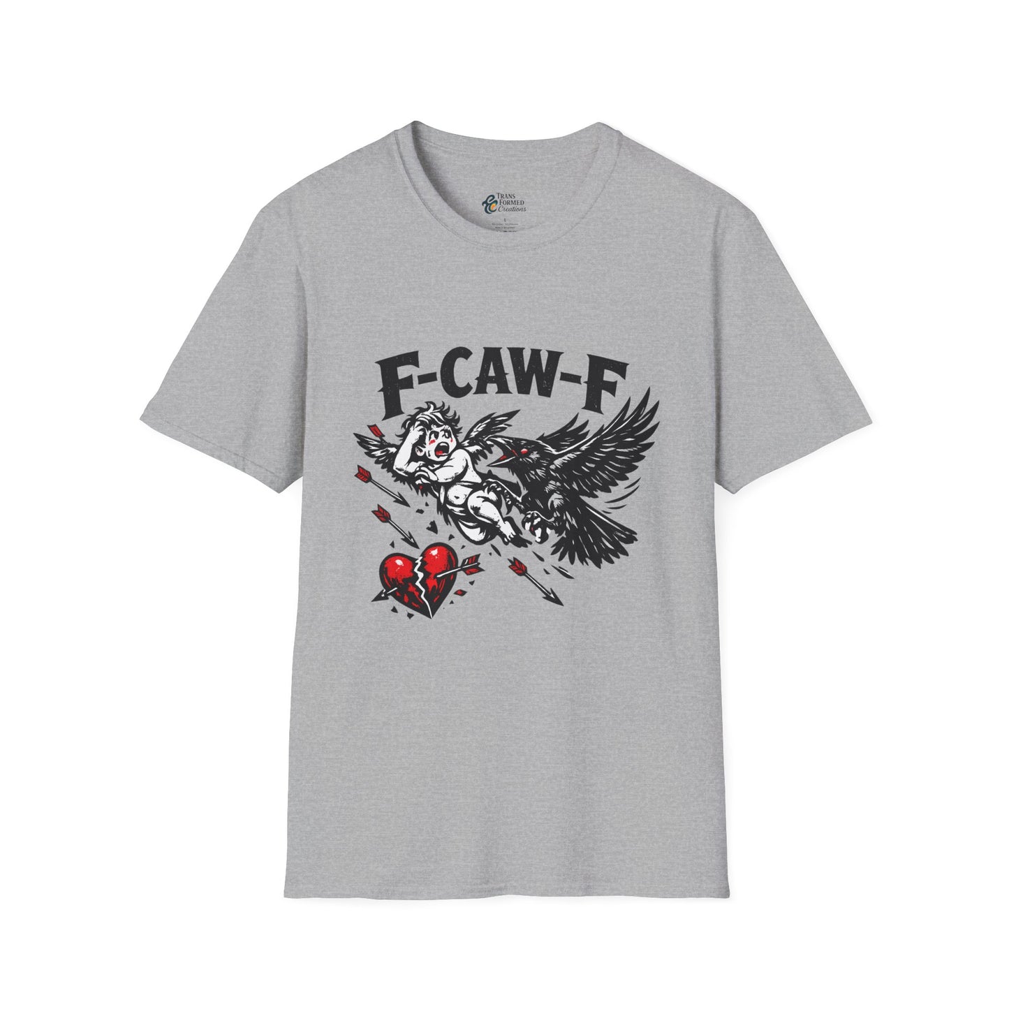 F-CAW-F Anti-Valentine Crow Tee | Funny Valentine’s Day Shirt