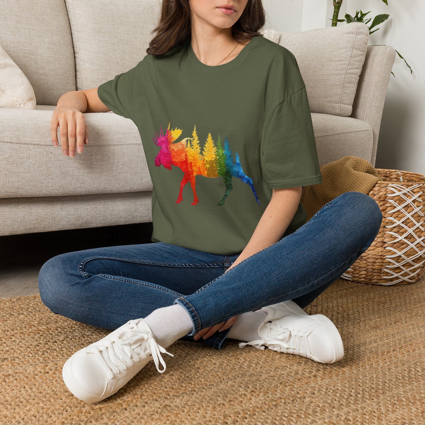 LGBTQIA Pride Maine Moose T-Shirt