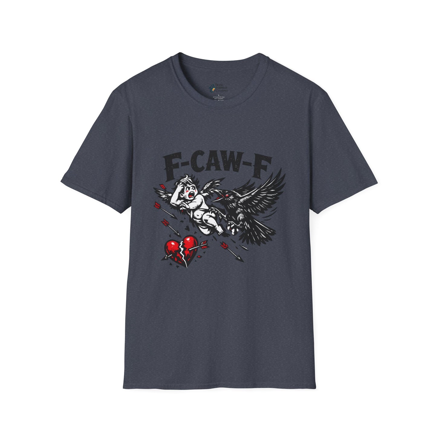 F-CAW-F Anti-Valentine Crow Tee | Funny Valentine’s Day Shirt
