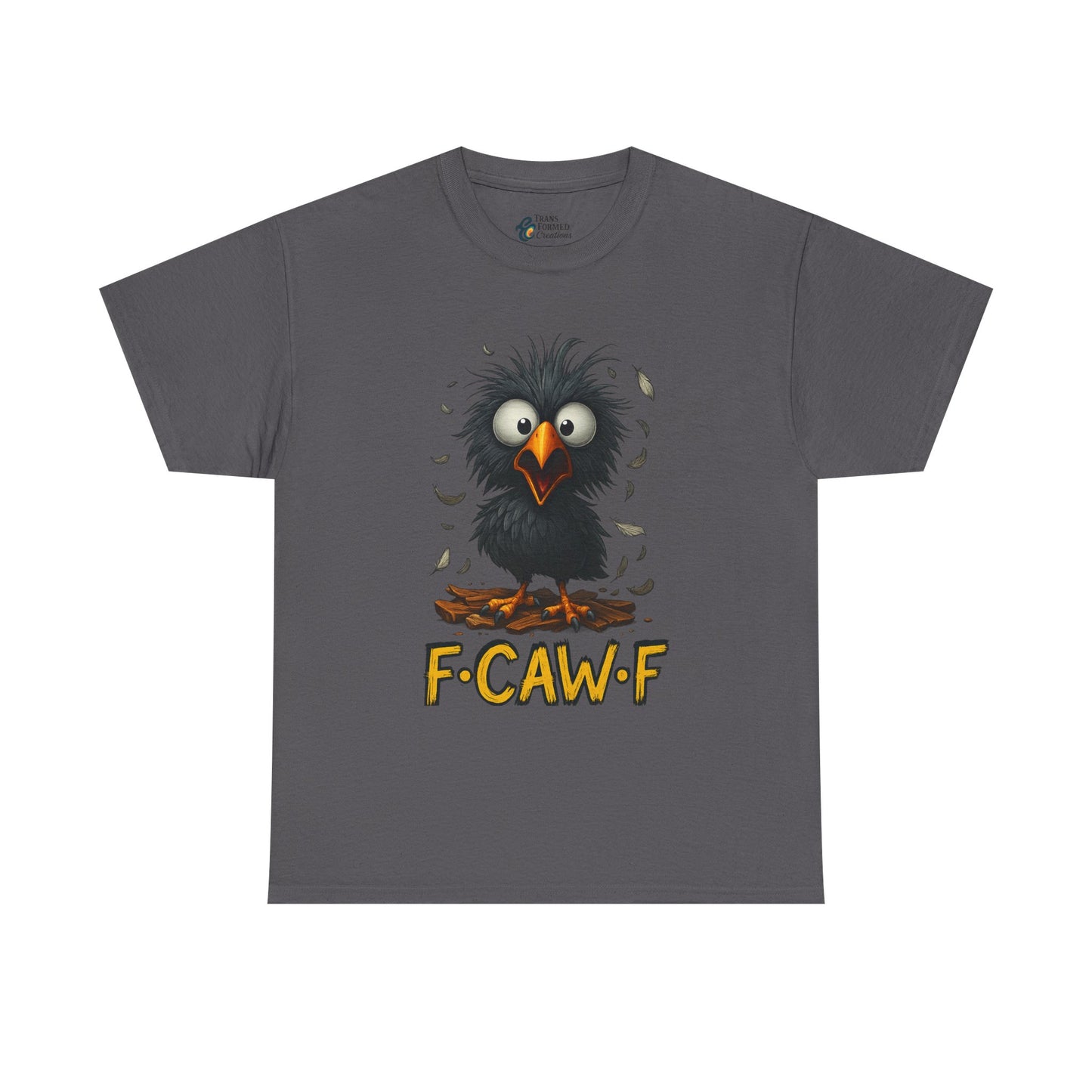 Funny Fowl Unisex Heavy Cotton Tee - Perfect for Bird Lovers, Casual Wear, Gifts, and Celebrating Special Occasions, Humorous Animal Shirt