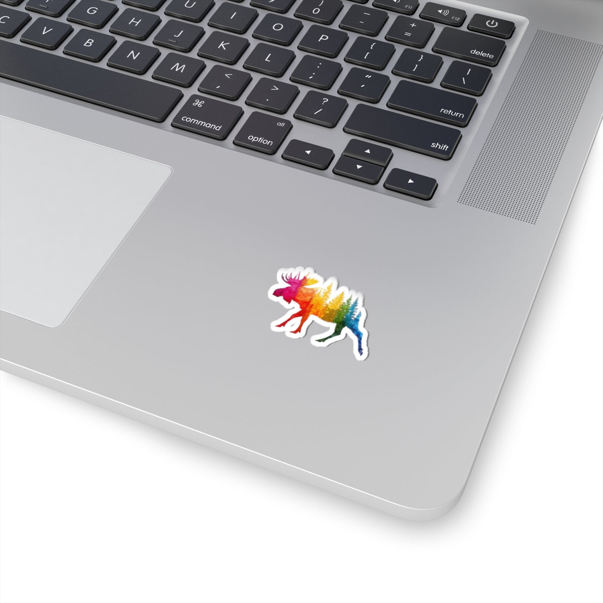 Pride Moose Sticker — Kiss-Cut Decal