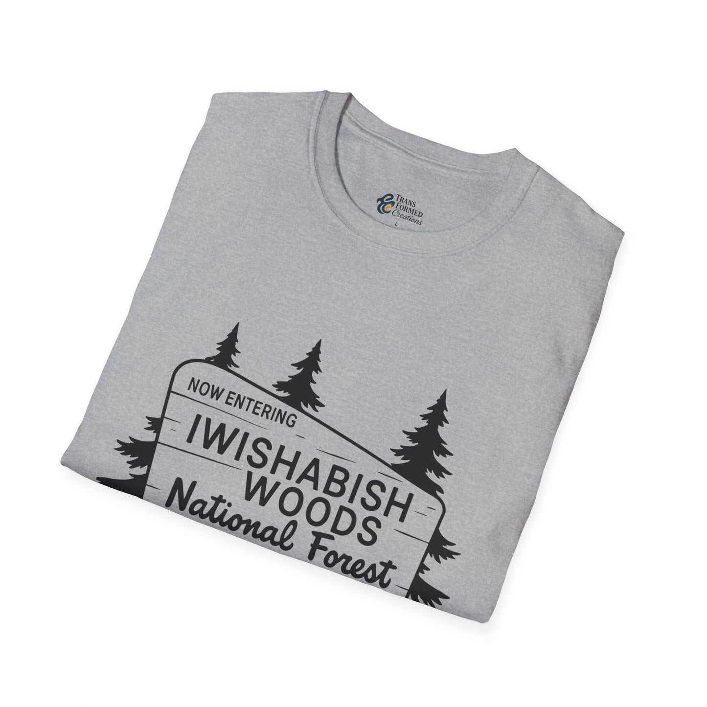 Iwishabish Woods T-Shirt — Nature Sign Tee