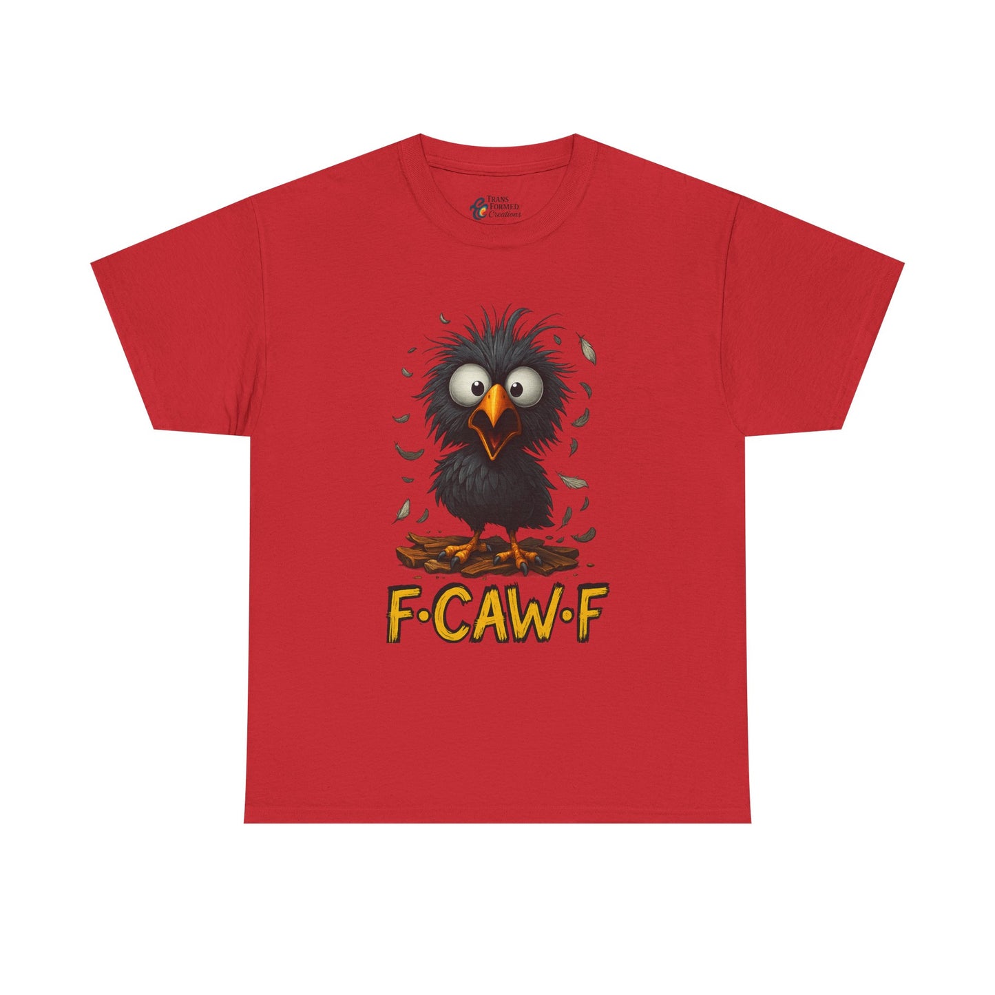 Funny Fowl Unisex Heavy Cotton Tee - Perfect for Bird Lovers, Casual Wear, Gifts, and Celebrating Special Occasions, Humorous Animal Shirt