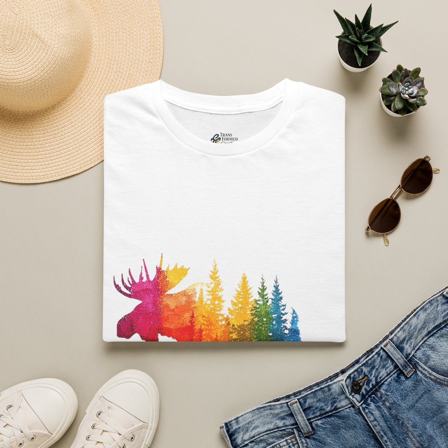 LGBTQIA Pride Maine Moose T-Shirt