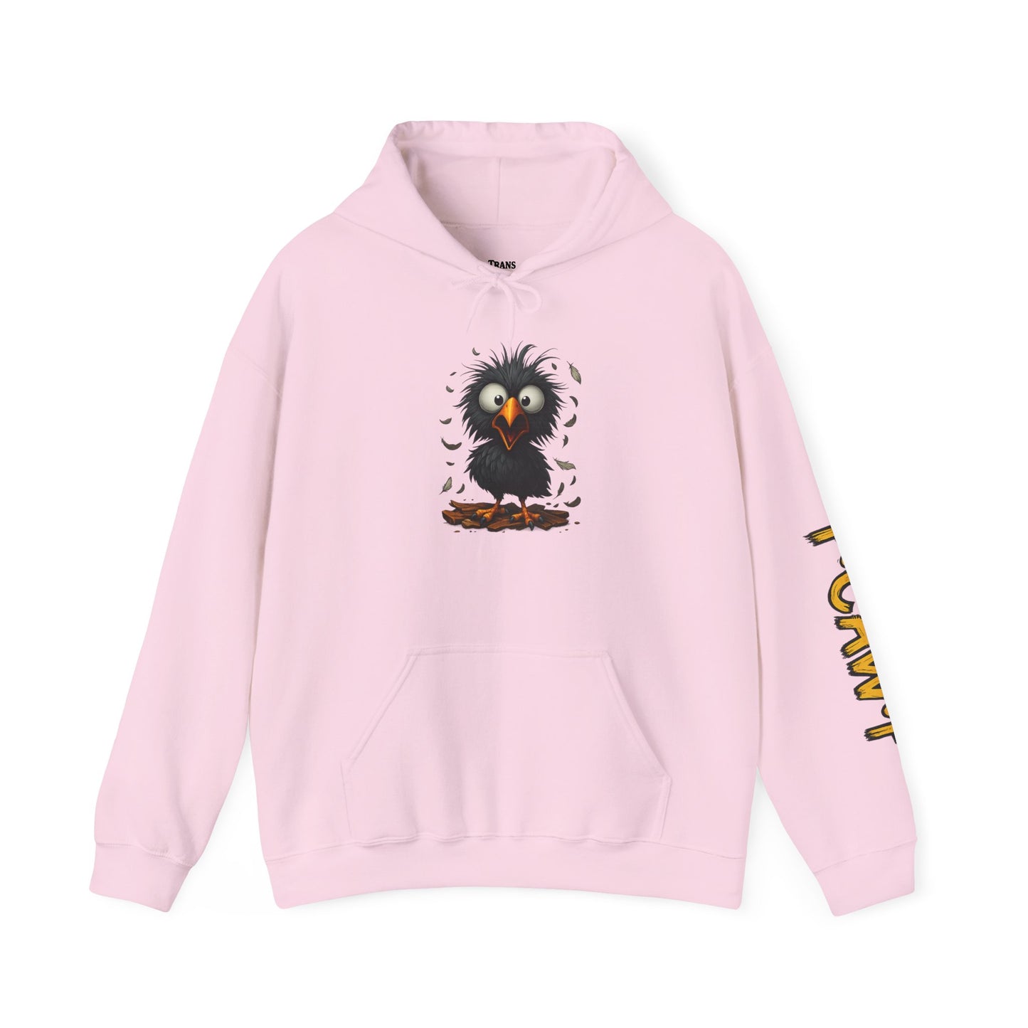 Whimsical Raven Sweatshirt, Unisex Hoodie, Cozy Gift for Bird Lovers, Halloween Apparel, Unique Fashion