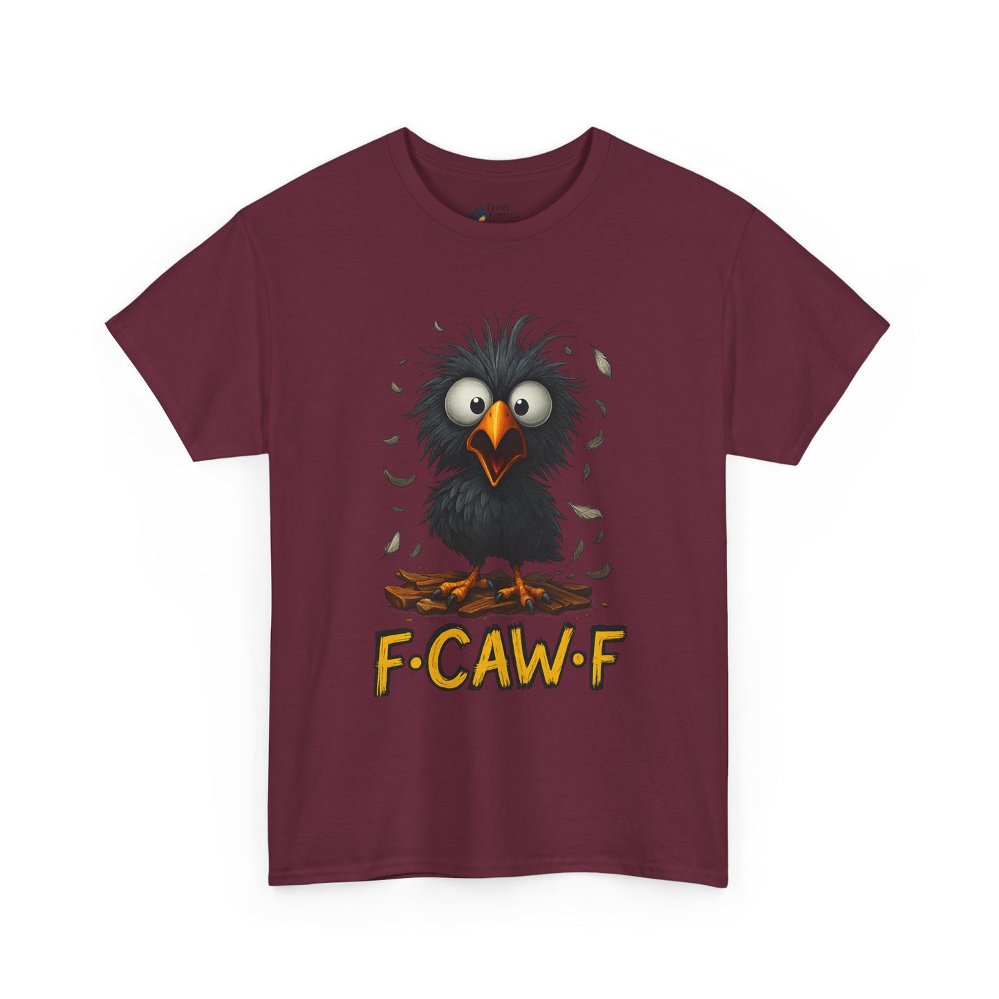 Funny Fowl Unisex Heavy Cotton Tee - Perfect for Bird Lovers, Casual Wear, Gifts, and Celebrating Special Occasions, Humorous Animal Shirt