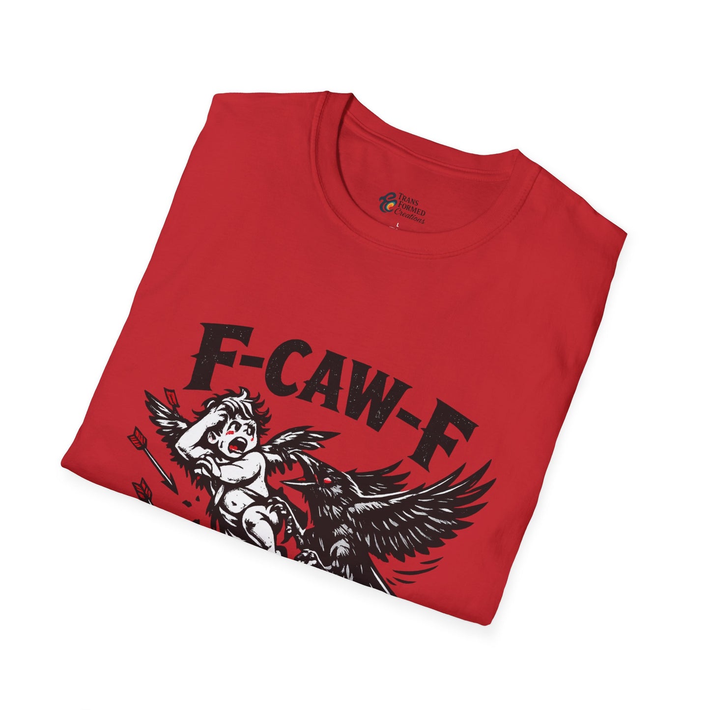 F-CAW-F Anti-Valentine Crow Tee | Funny Valentine’s Day Shirt