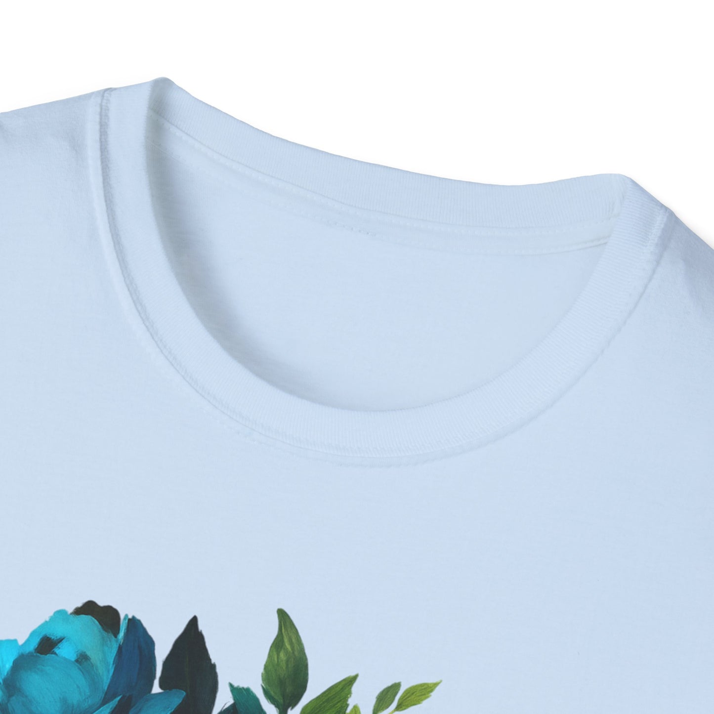 Colorful Floral Skull T-Shirt, Dia de los Muertos Tee, Casual Wear, Gifts for Her, Graphic Shirt, Boho Style Fashion