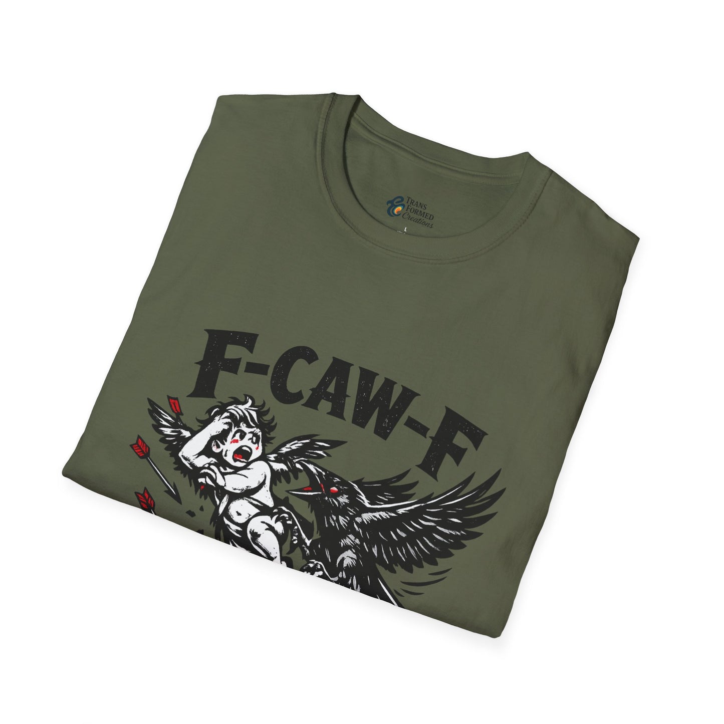 F-CAW-F Anti-Valentine Crow Tee | Funny Valentine’s Day Shirt