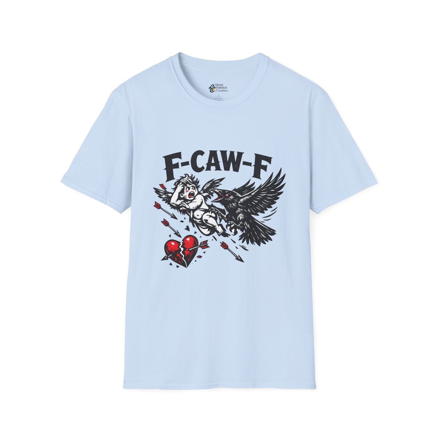 F-CAW-F Anti-Valentine Crow Tee | Funny Valentine’s Day Shirt