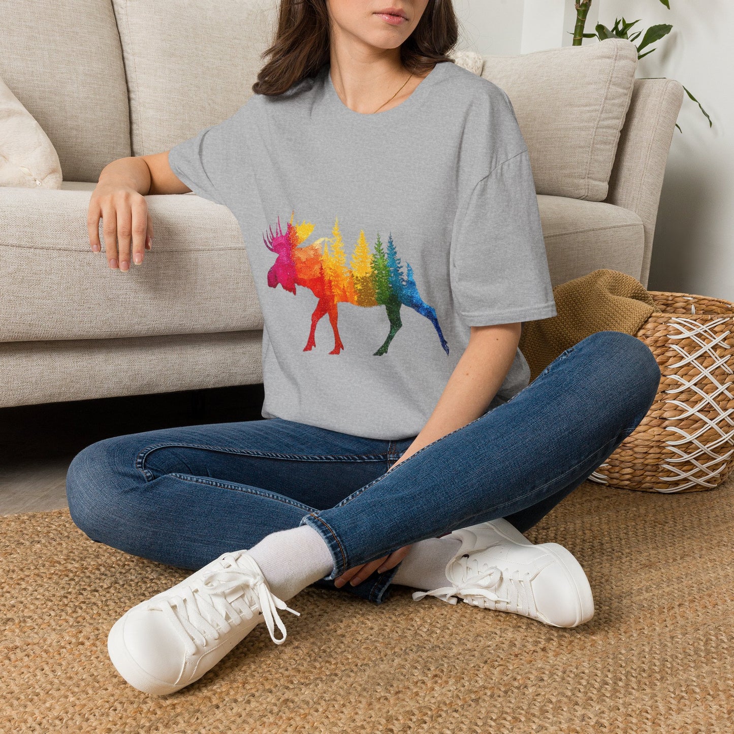 LGBTQIA Pride Maine Moose T-Shirt