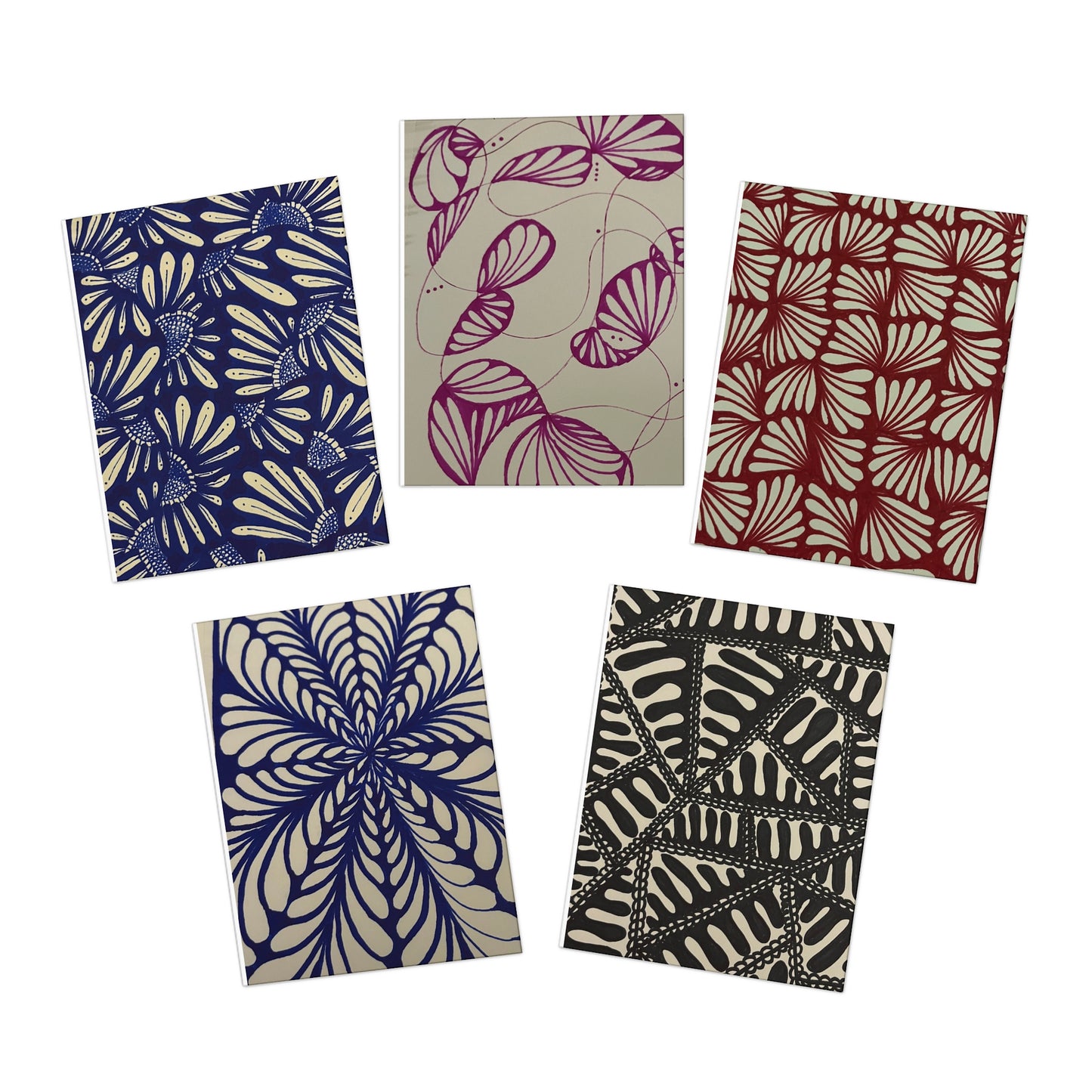 Multi-Design Greeting Cards (5-Pack)