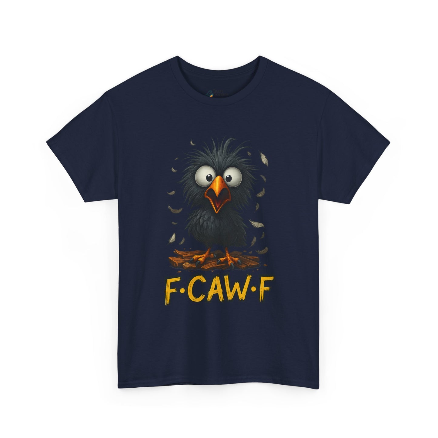 Funny Fowl Unisex Heavy Cotton Tee - Perfect for Bird Lovers, Casual Wear, Gifts, and Celebrating Special Occasions, Humorous Animal Shirt