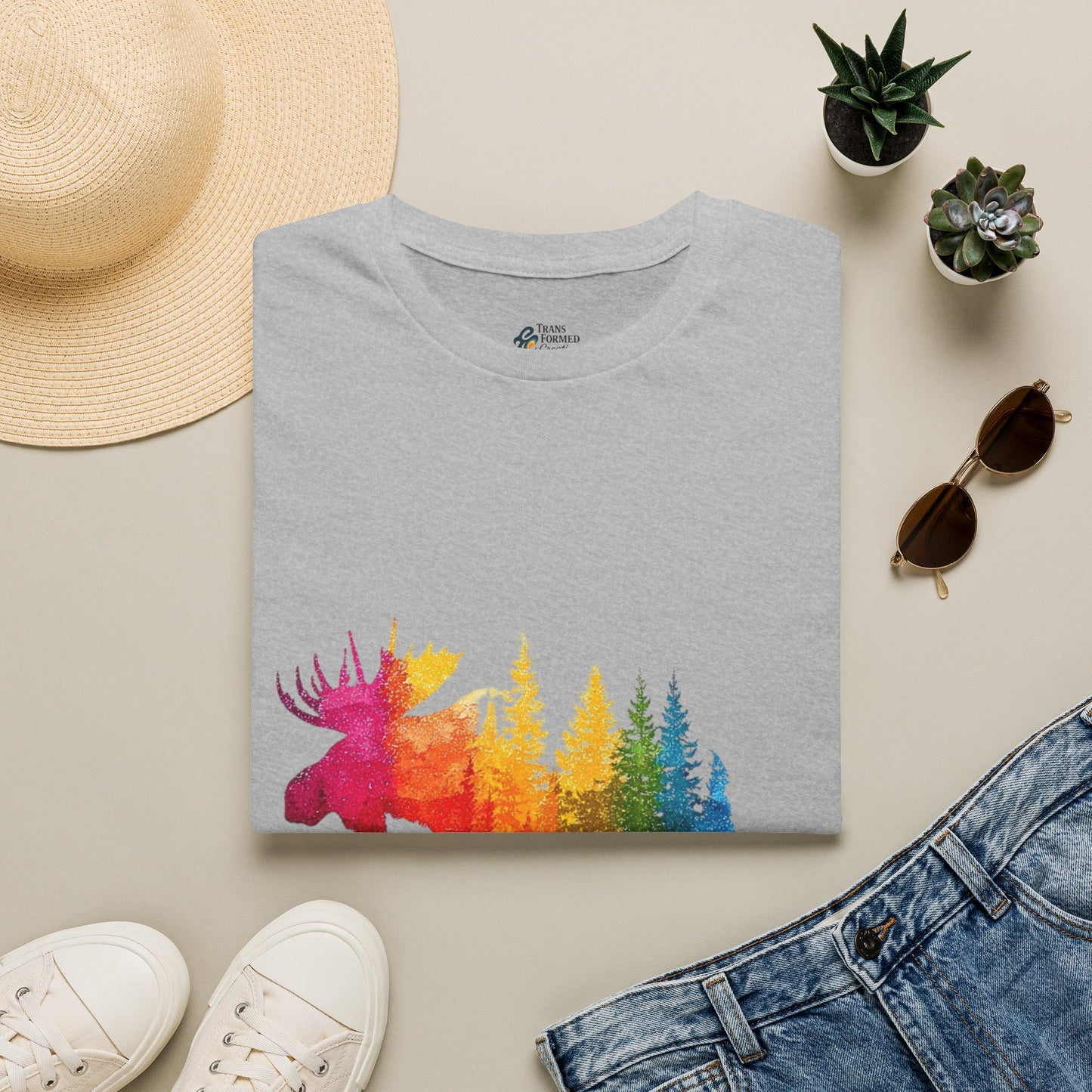 LGBTQIA Pride Maine Moose T-Shirt