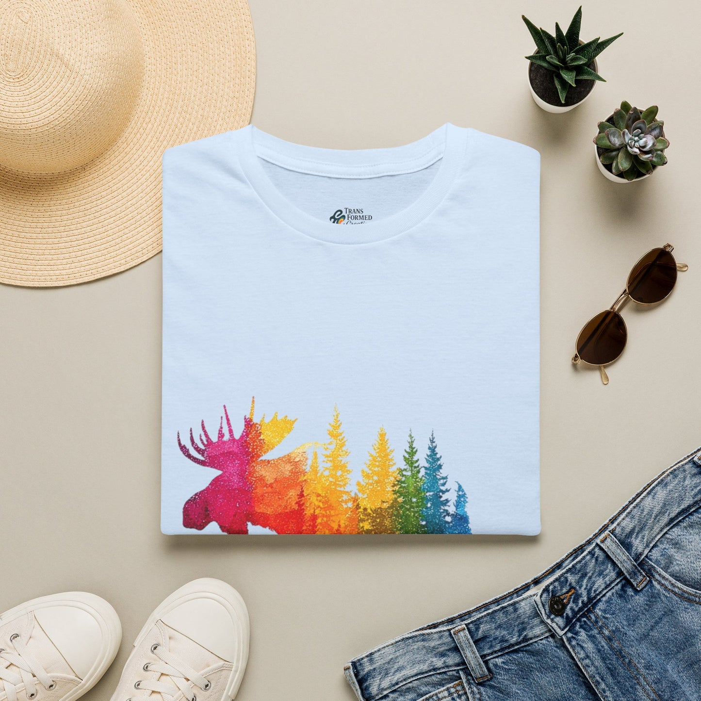LGBTQIA Pride Maine Moose T-Shirt